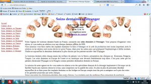 soins dentaires etranger